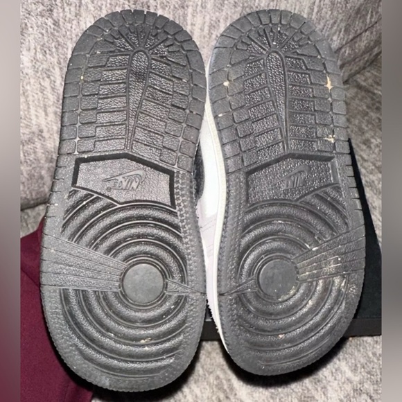 Air JORDAN AJ1 MID SE CRAFT CEMENT BLACK WHITE FD9089-002 - Size 7C - Picture 5 of 7